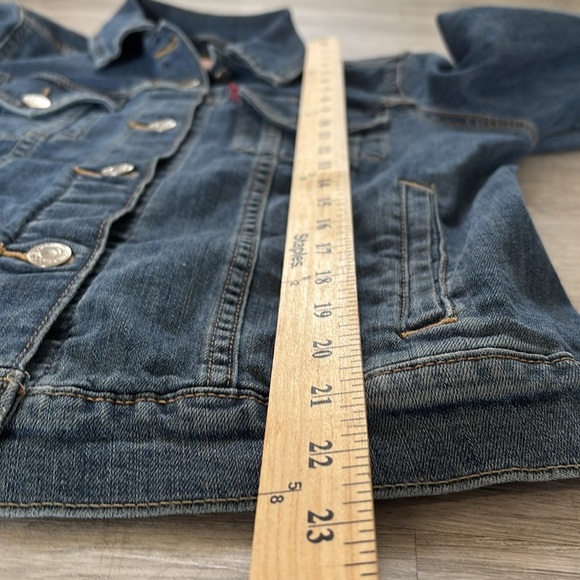 Levi’s Denim trucker jean Jacket Kids L - Picture 6 of 8